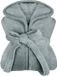 npluseins Extra zachte fleece badjas met capuchon - in moderne kleuren en verschillende maten - uniseks & kuitlengte