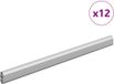 vidaXL Kaststang - 12 stuks - Zilver - Aluminiumlegering