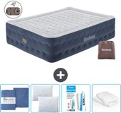 Bestway luchtbed - 2-Persoons - 152 x 203 x 51 cm - Blauw - Inclusief pomp