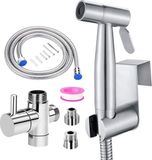 Wan GmbH Douche de bidet - Bidet pour robinetterie - Acier inoxydable - Pommeau de douche bidet - Douche pour couches - Économie d'eau mural - Bain pour animaux