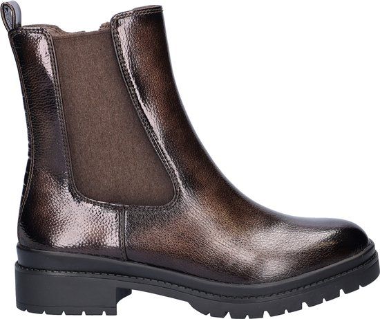 TAMARIS Core Women's Boots - Brown - Size 38 - Leather - Block Heel - Biker Boots