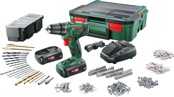 Bosch PSR 1800 + SystemBox - Boormachine - 18V - 2 versnellingen - Snelspanboorkop