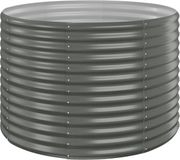 vidaXL Jardinière 100x100x68 cm Acier galvanisé Gris