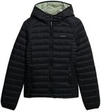 Superdry - Gewatteerd Fuji Lite jack met capuchon - Dames - Zwart