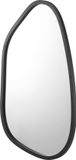 en.casa Spiegel Filiano hangend 80x58 cm zwart mat