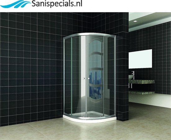 Wiesbaden Eco - Douchecabine - Kwartrond - 90x90x190cm - Helder glas