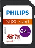 Philips SDXC 64GB - FM64SD55B/00 - Class 10 - 80 MB/s