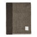 Scandi Living Plaid en laine rayé Brun, 120x185cm
