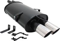 Viking Choice Sportuitlaat BMW E46 320 / 325 / 330 - Zwart - Einddemper