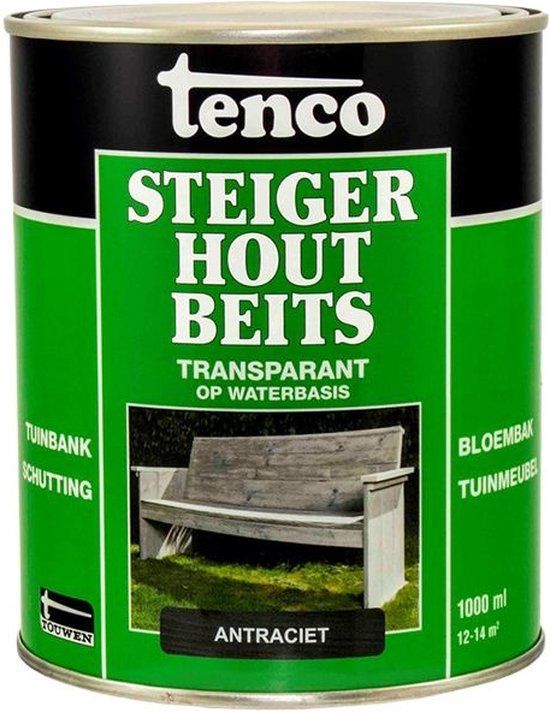 Tenco Steigerhoutbeits Antraciet - 1 liter