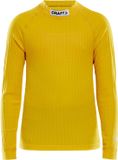 Craft Progress Baselayer Shirt Lange Mouw Kinderen - Geel | Maat: 158/164