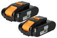 Vhbw 2x Batterie Compatible Avec Worx Landroid Vision L1600 Vision M600, Wa3553, Wg157e, Vision L1300 Outil Électrique (1500 mAh, Li-ion, 20 V)