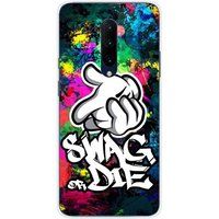 1001 coques OnePlus Bedrukt siliconen hoesje compatibel met OnePlus 7 Pro Swag or die