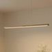 Lucande - Maruta suspension lumineuse LED - Bois - 120 cm - Lumière blanc chaud