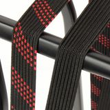 Widek B.V. Widek SUV veiligheidsbinder 24mm met zwarte stalen haak - vuurrood/zwart