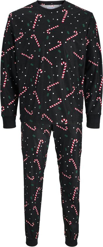JACK & JONES JACK&JONES JACTRISTAN PRINTED LOUNGE SET W - Black - L - Men's