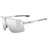 uvex ramp - Sportbril voor volwassene - 100% UVA-, B-, C-bescherming - drukvrij draagcomfort & perfecte pasvorm - grey matt/mir.silver - one size