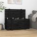 vidaXL Opbergbox 91x40,5x42 cm massief grenenhout wit