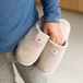 Pantoffels bedrukken - Beige - Maat 43-46