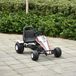Homcom Kart à pédales pour Enfants + 3 ans avec siège réglable et frein