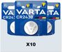 Varta Lithium Coin CR2430 Blister - 10 x - Voordeelverpakking