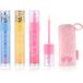 Essence Cosmetics Care Bears Lip Oil Trio & Holder, Lipolie, Nr. 01, vegan, 5 ml