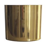 Leaf Metalen Plantenbak, Goud, 18cm
