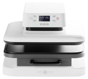 StarTech Transferpers Automatische warmtepersmachine 38x38 cm plat 1500 W Automatische bedrukking Geschikt voor sublimatie en HTV voor T-shirts EU-stekker Wit
