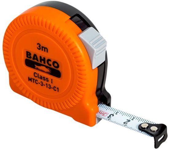 Bahco Compacte Meetlint Met Abs-handgreep En Klasse I 5 M Oranje