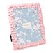 Laura Ashley 8x10 roze bloem getextureerde handgemaakte hars fotolijst