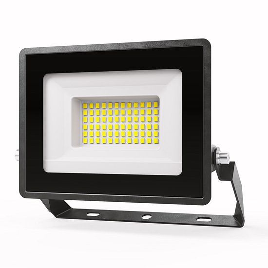 HOFTRONIC Stratos LED Schijnwerper 30 Watt 2505 Lumen 4000K Neutraal Wit Zwart IP65