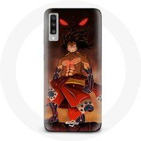 Maniacase Etui voor Samsung Galaxy A70 Luffy Gear 5 One Piece Manga