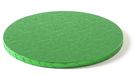 Decora 0931933 Taartstandaard Groen Rond Aluminium 30 cm