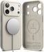 Ringke Silicone Magnetic Hoesje Geschikt voor Apple iPhone 18 Pro Max | Compatibel met MagSafe / Qi2 | Back Cover met Magneet | Zacht Siliconen | Slank Design | Beige