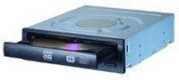 Lite-On IHAS124-04 DVD Super Multi DL - Zwart - Intern