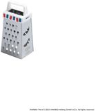 Zenker Mini keuken- en banketrasp 4 zijden 7,5 cm Haribo