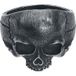 etNox hard and heavy Ring - Skull Head - voor Mannen - zilverkleurig