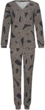 Pastunette Premium Pyjama Balance Viscose/Polyester Grijs/Beige Maat 40