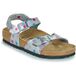 BIRKENSTOCK sandales plates Rio AS Kids BF Elec. Metallic SilverDots