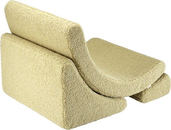 Wigiwama Teddy Moon Chair / Fauteuil - 80x65x55cm - Matcha