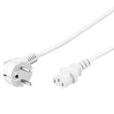 Goobay CEE 7/7 - C 13 Wit 1,5 m CEE7/7 C13 stekker