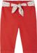 Vertbaudet Wijde babybroek met strikceintuur Rood