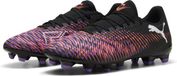 PUMA FUTURE 8 PLAY FG/AG Unisex Sportschoenen - PUMA Black-PUMA White-Glowing Red
