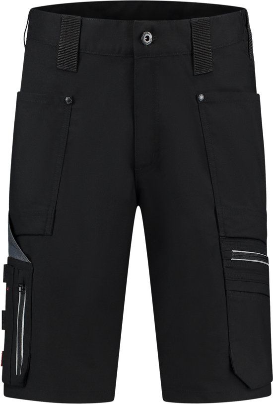 Workman 9063 STRETCH Bermuda P2S Zwart