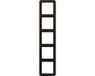 JUNG CD585WUBR JUN AFDEKRAAM CD UNIVERSEEL S Bruin Mat 5-voudig frame Opbouw