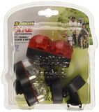 Bottari Bike Verlichtingslampenset voor fiets met 2 LED en 4 functies - Rood