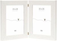 Deknudt Frames Fotolijst S41VF1 H2V - Wit - Tweeluik - 2x 15x20 cm