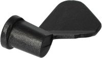 vhbw Deeghaak compatibel met Domo B3970, XBM1038, B3965 broodbakmachine - Menghaak, 6,5 x 3,8 cm, aluminiumlegering zwart
