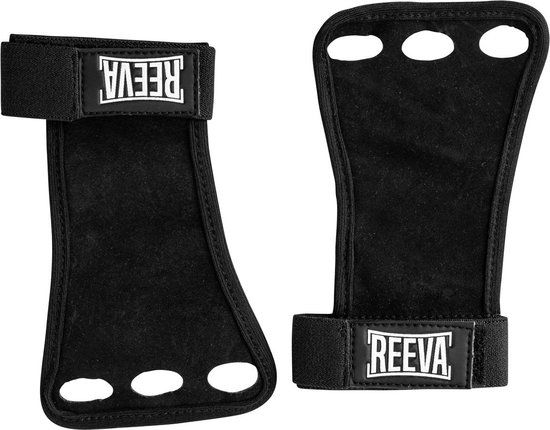 Reeva Kangaroo Grips - Crossfit Handschoenen - Short Strap - XS - Zwart - Unisex
