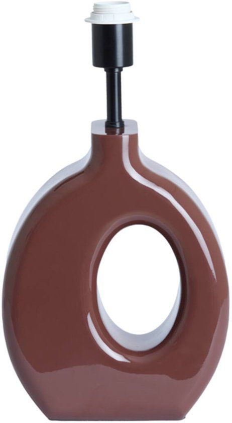 Light & Living KANTI tafellamp bordeaux rood hout E27